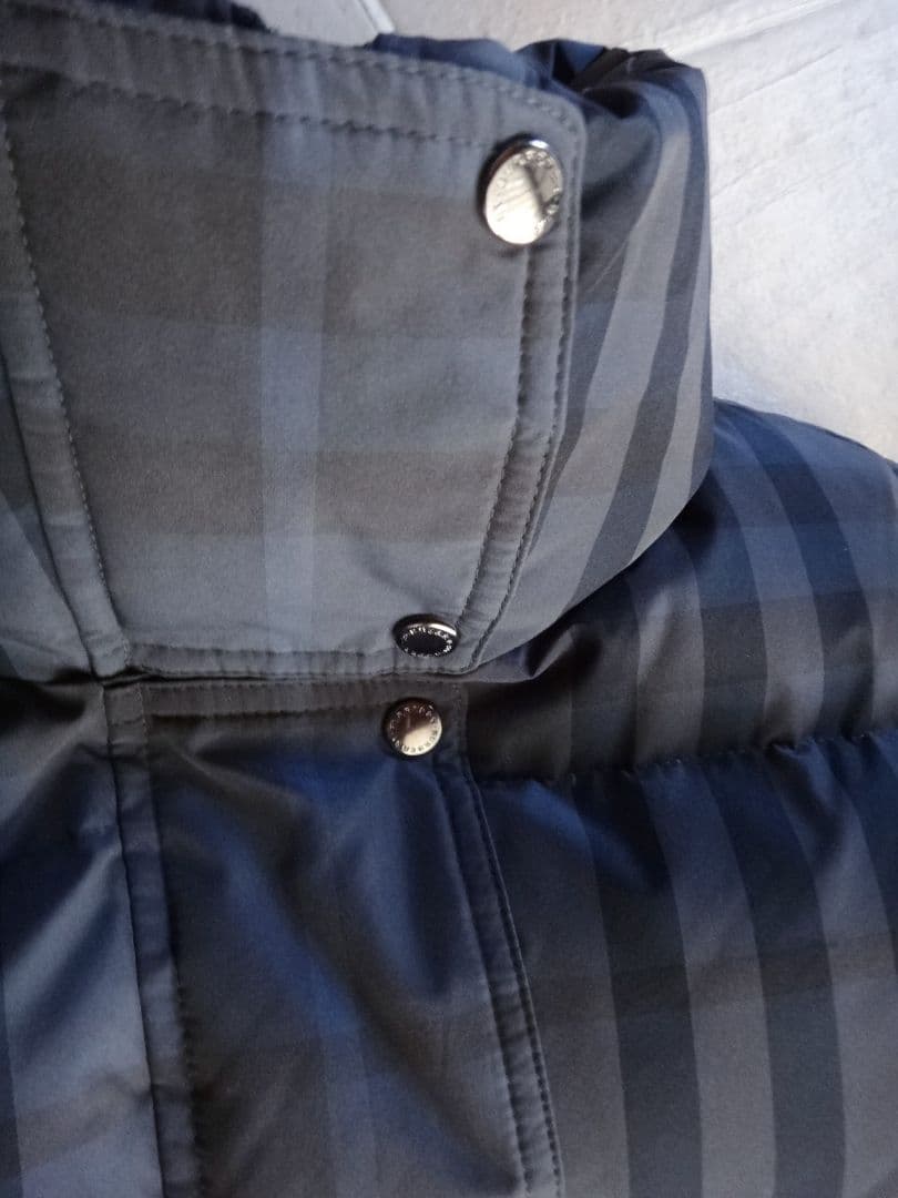 ★極美品★　BURBERRY LONDON　ダウン　ベスト　チェック柄　40号