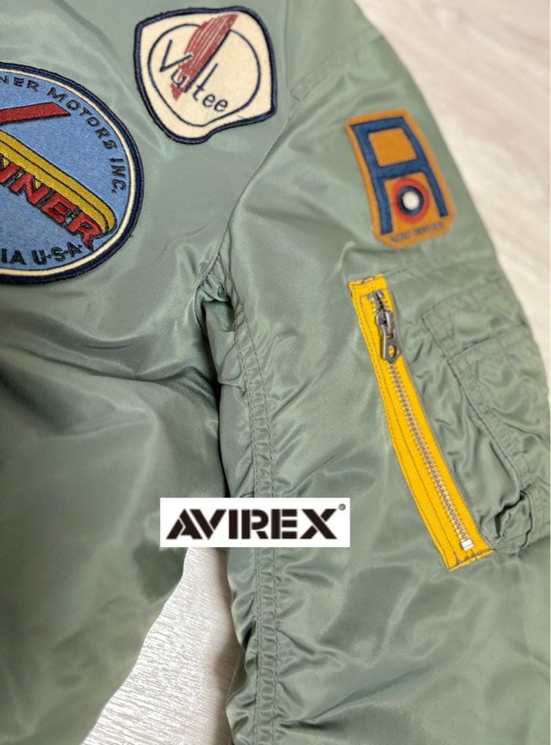 AVIREX MA-1 AVIATION CORP ワッペン フライトジャケット