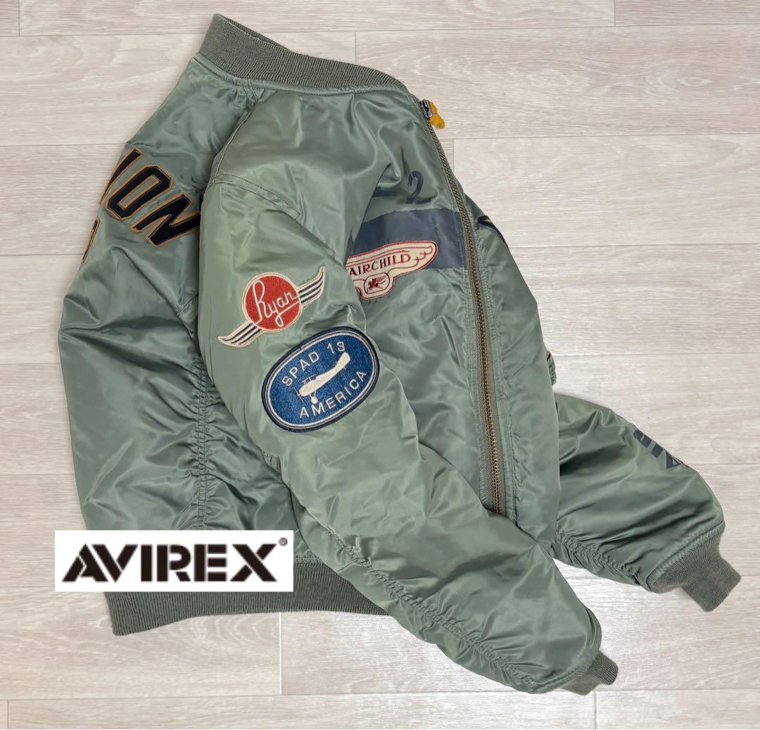 AVIREX MA-1 AVIATION CORP ワッペン フライトジャケット
