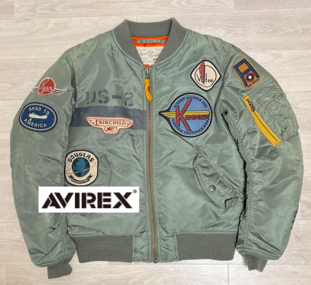 AVIREX MA-1 AVIATION CORP ワッペン フライトジャケット