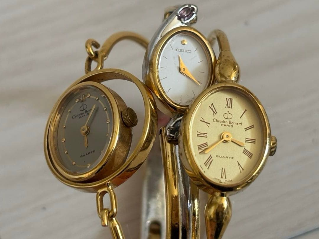 SEIKO.クリスチャンベルナール腕時計3点