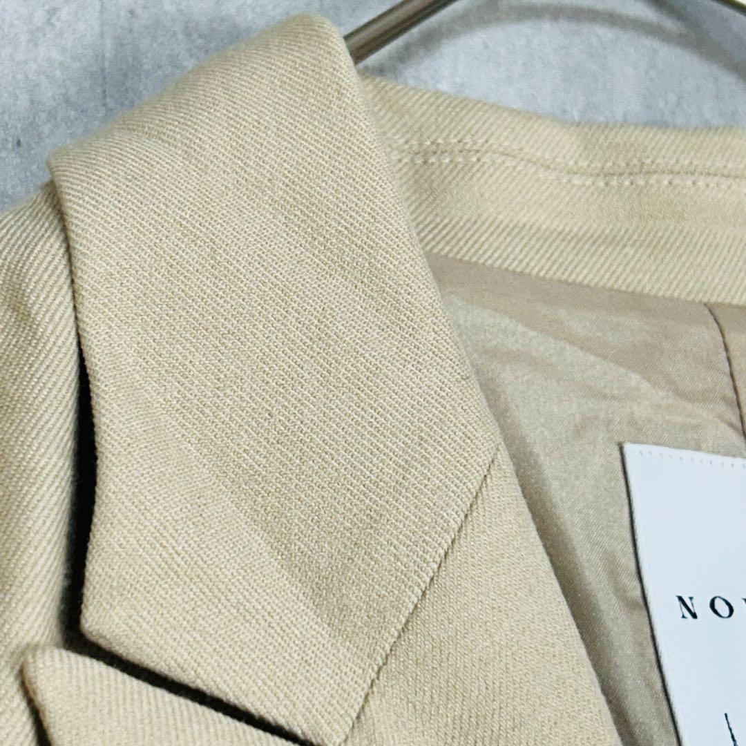 NOBLE ダブルブレスト　テーラード　ジャケット　ベージュ