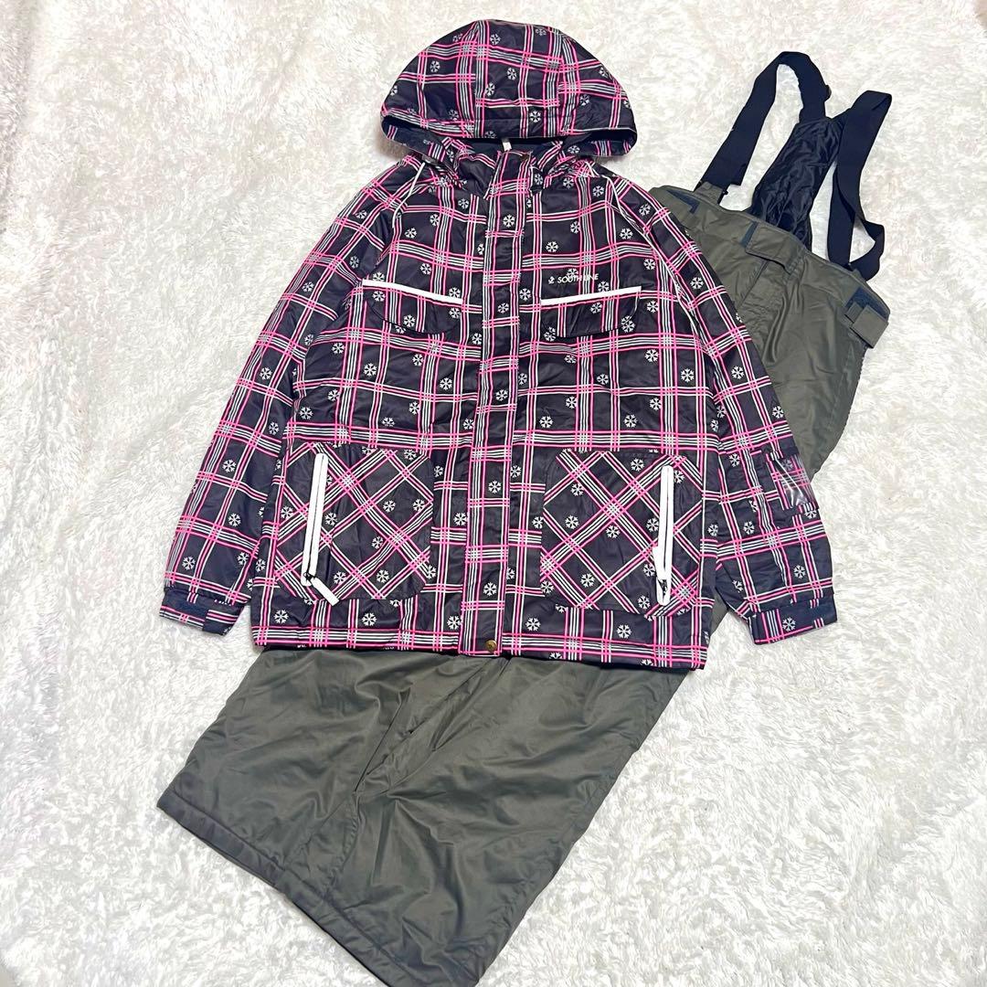 美品　スノーウェア　セットアップ　スキーウェア　スノボウェア　大きいサイズ