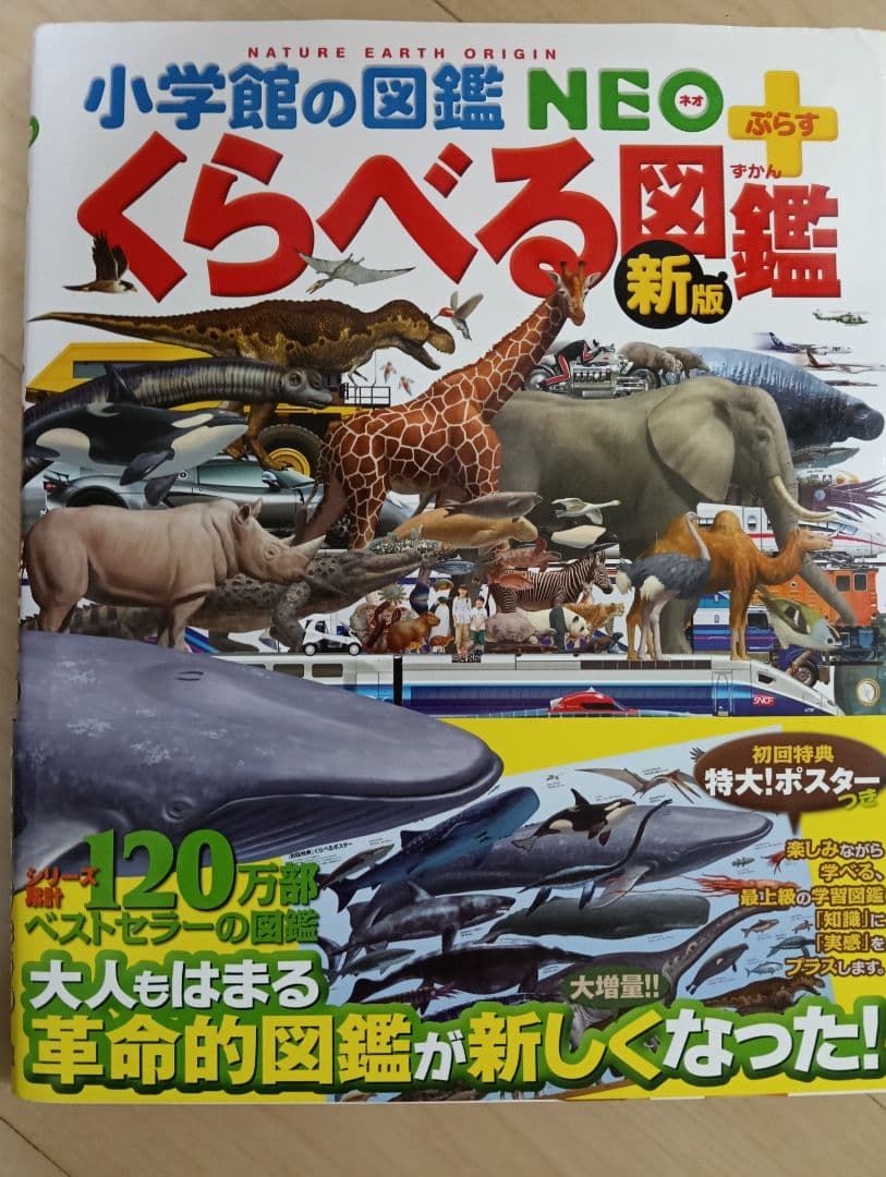 小学館の図鑑　NEO 新版　昆虫　花　恐竜　動物　鳥　魚 新版 学研　LIVE