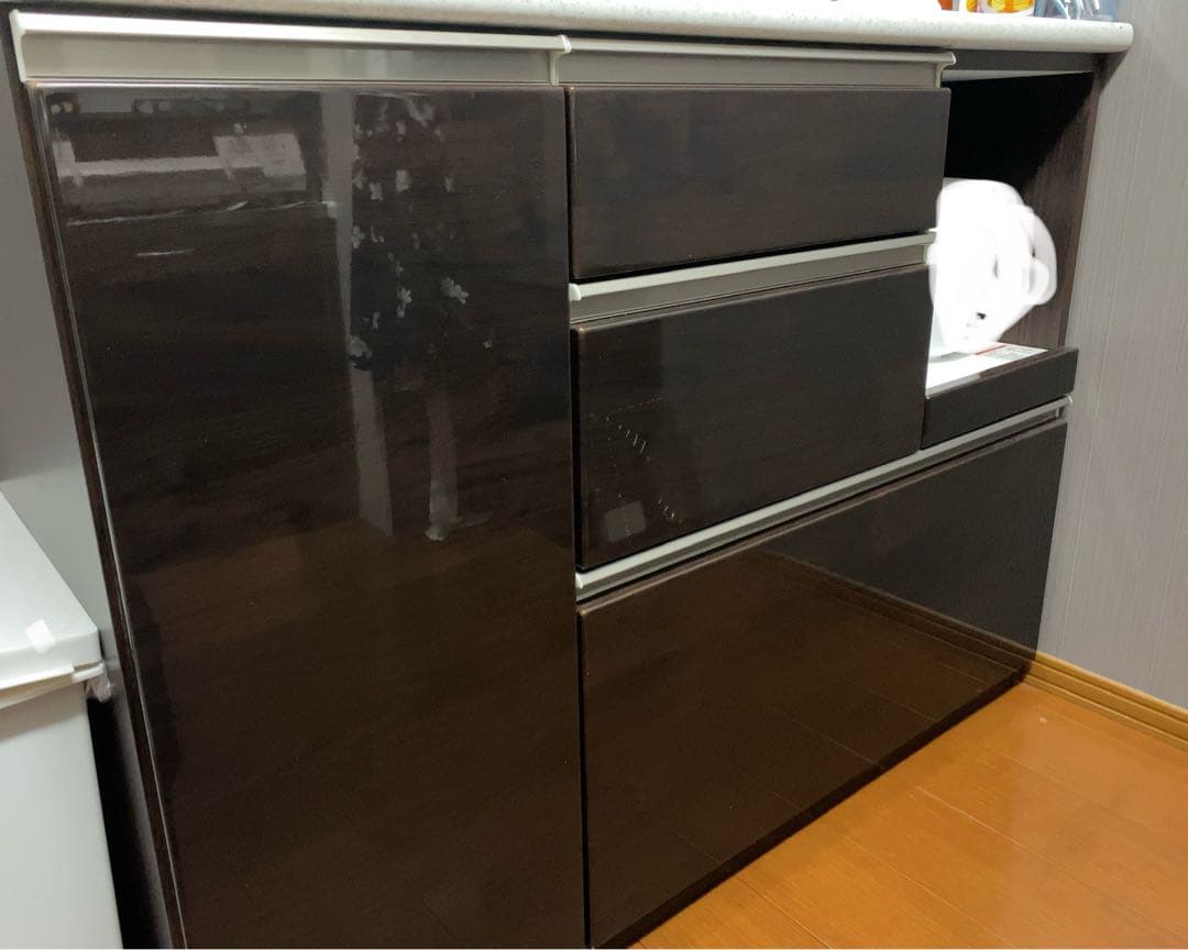 【引取可】ニトリ　キッチンカウンター　DW色