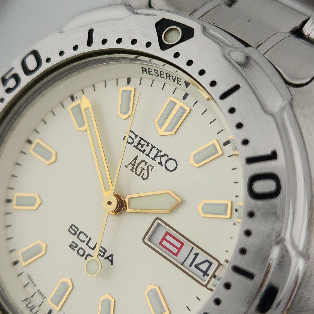 ​極美品・二次電池交換済】SEIKOセイコー スキューバ キネティック