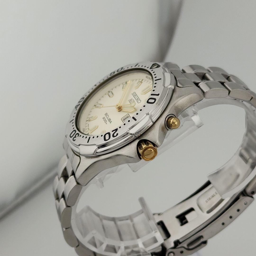​極美品・二次電池交換済】SEIKOセイコー スキューバ キネティック