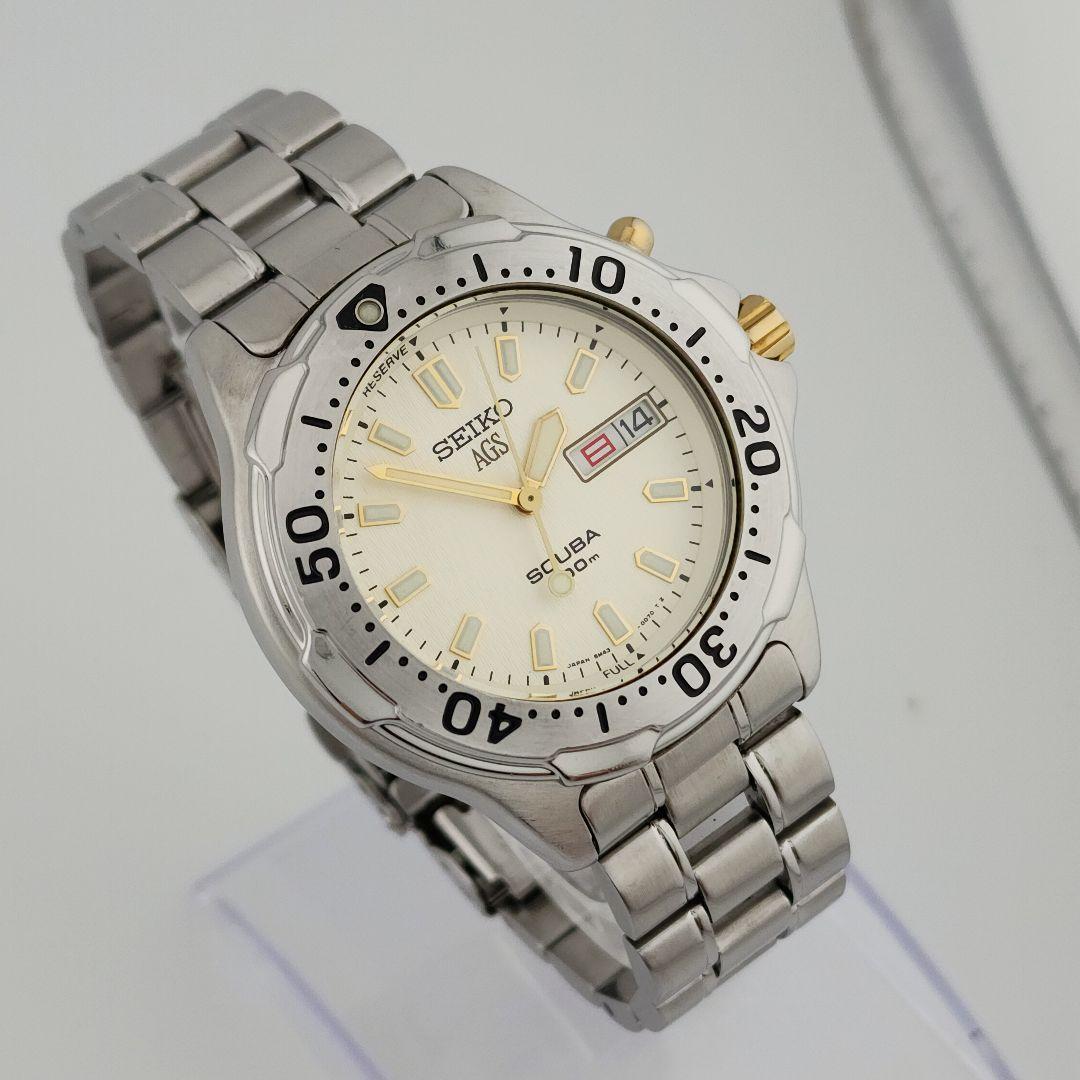 ​極美品・二次電池交換済】SEIKOセイコー スキューバ キネティック