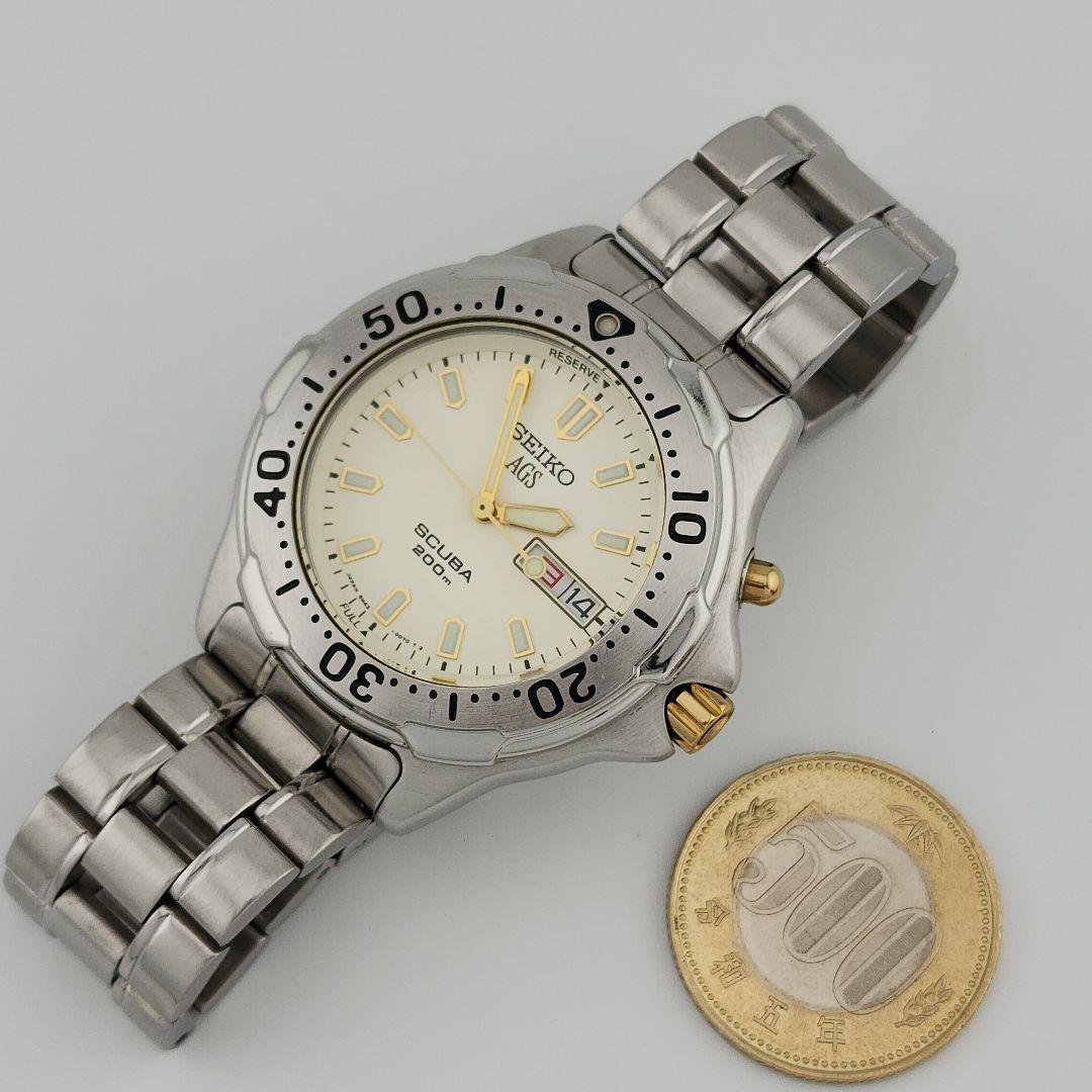 ​極美品・二次電池交換済】SEIKOセイコー スキューバ キネティック
