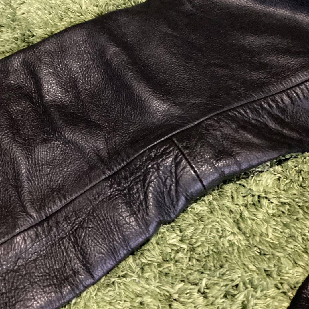 P　HARLEY-DAVIDSON　黒　レザーパンツ　革パン　サイズ30
