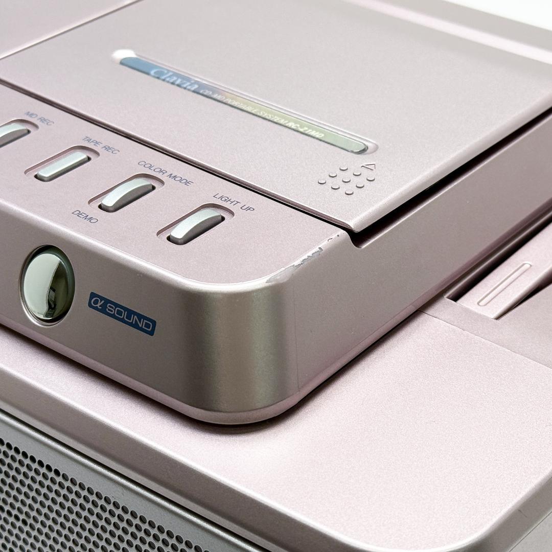 Victor JVC RC-Z1MD-P ピンク CD-MDポータブルシステム