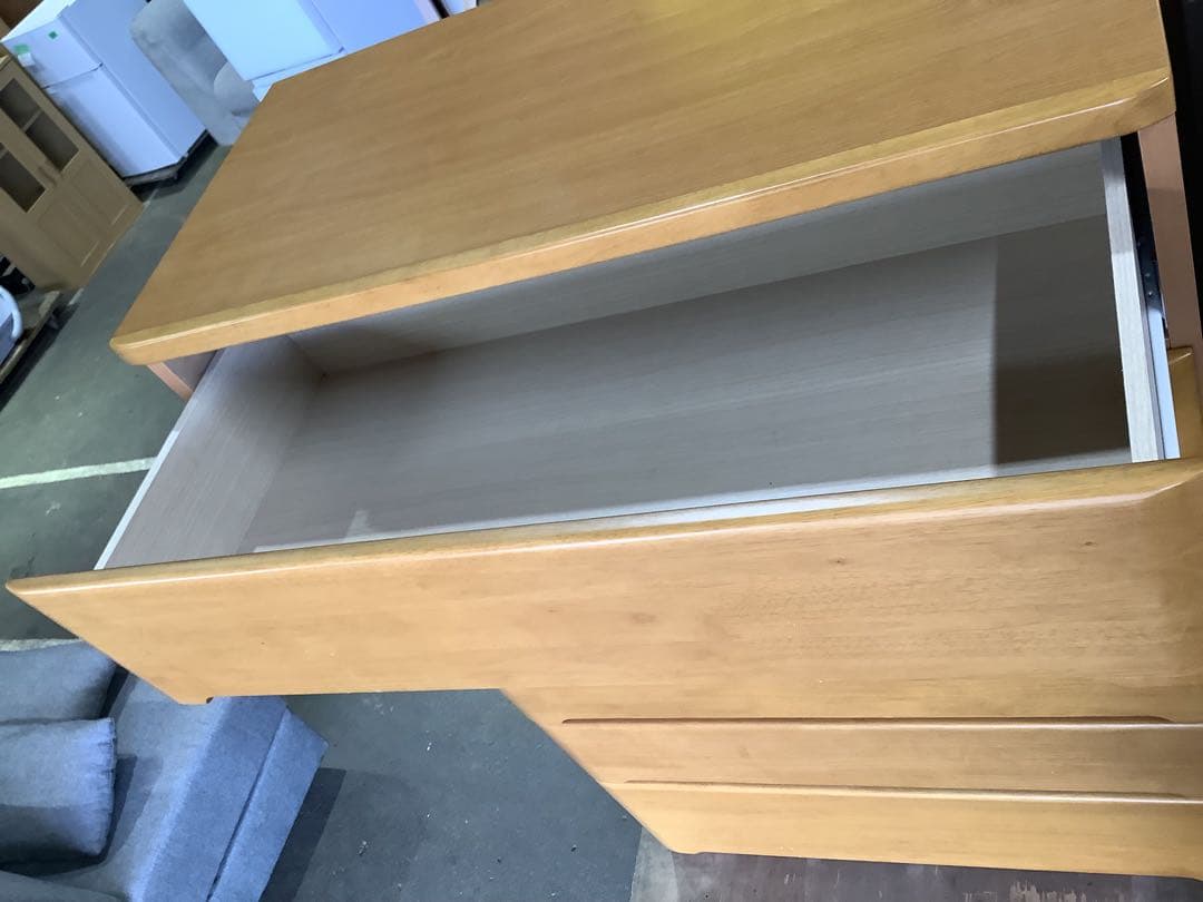 ニトリ ハイチェストオウカ2 90HC LBR 洋服タンス