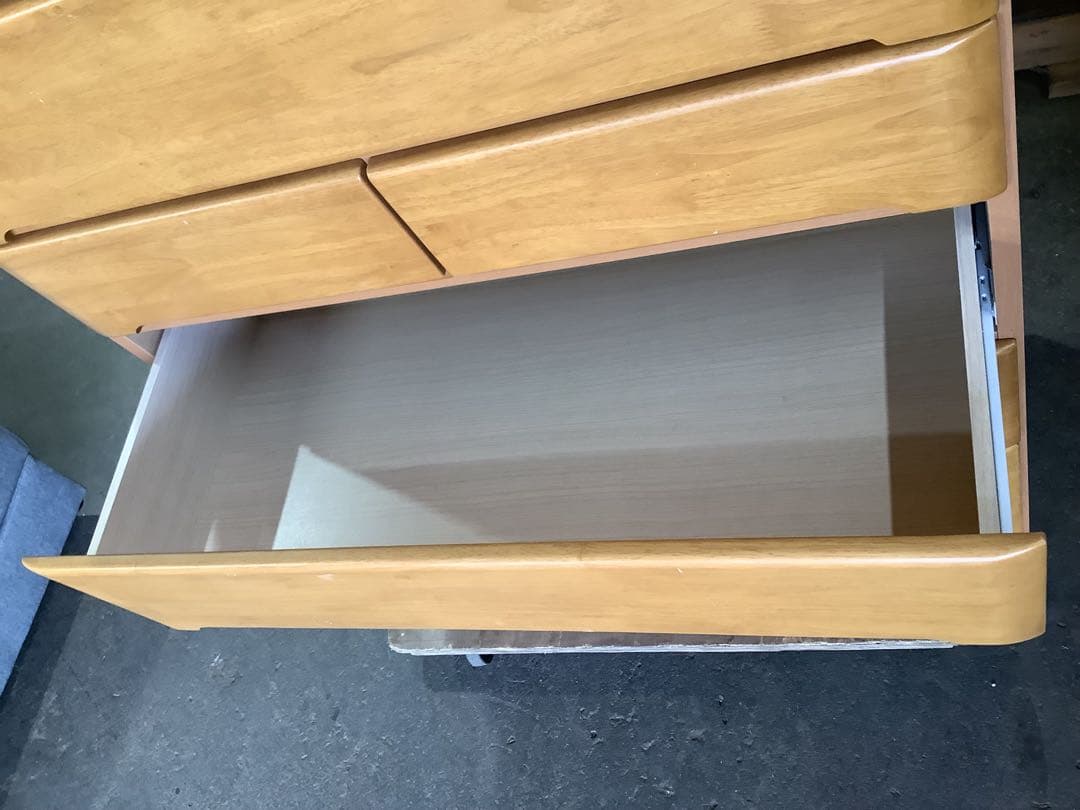 ニトリ ハイチェストオウカ2 90HC LBR 洋服タンス