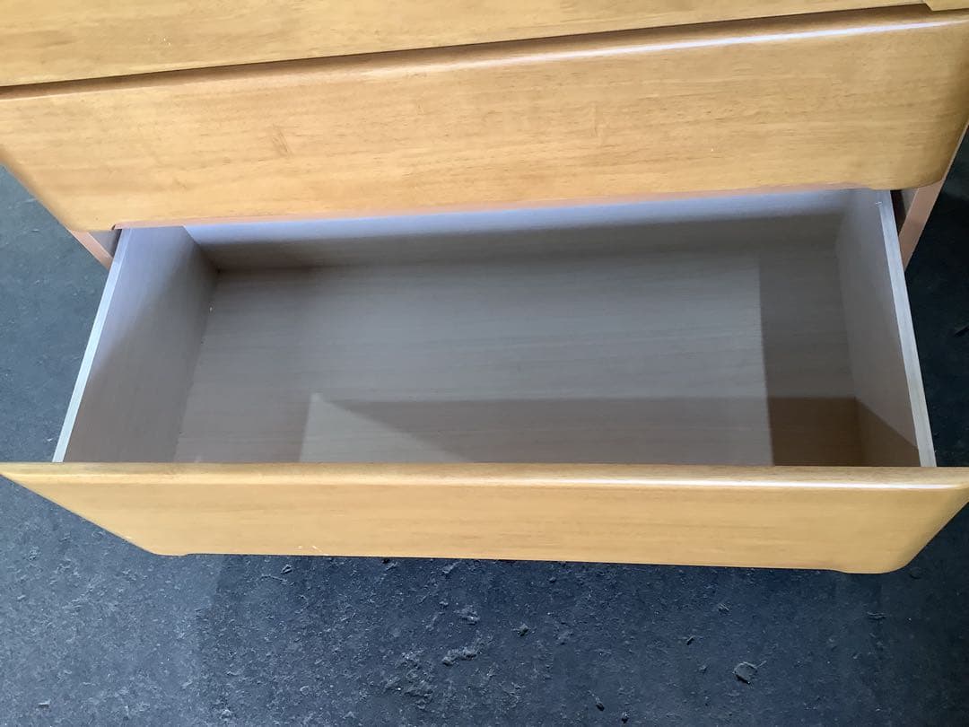 ニトリ ハイチェストオウカ2 90HC LBR 洋服タンス