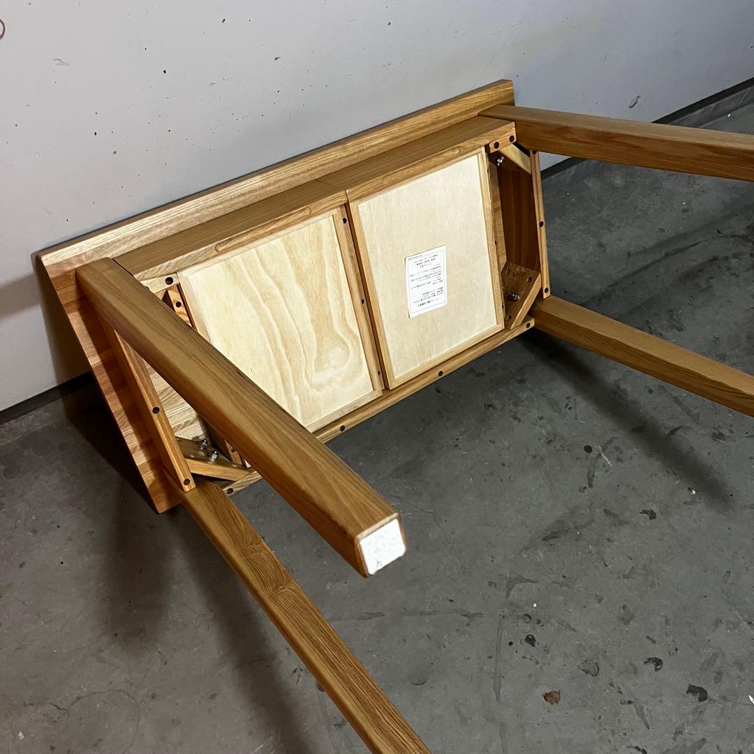 美品・廃盤希少★無印 タモ材パーソナルデスク