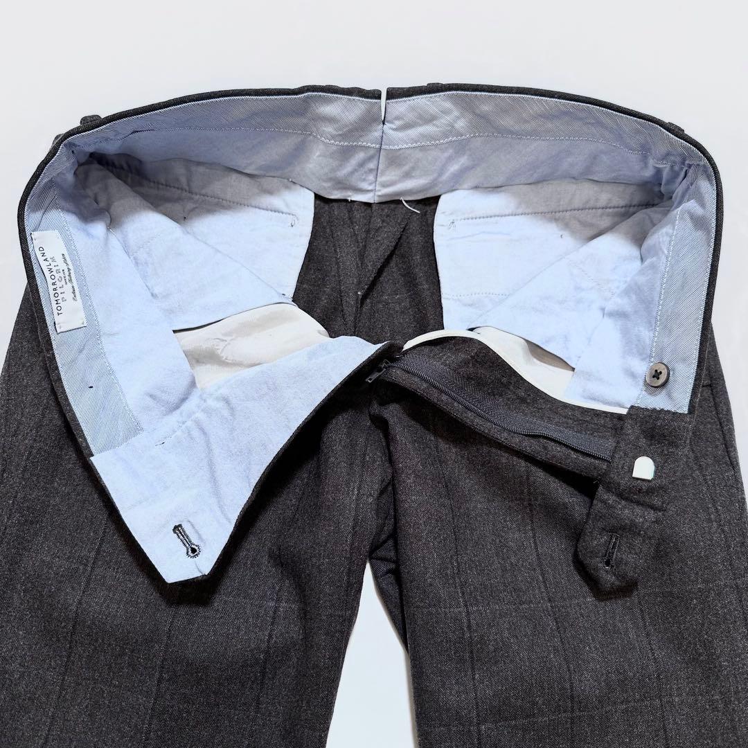 トゥモローランドピルグリム フランネルスーツ カルロバルベラ 秋冬 グレー44