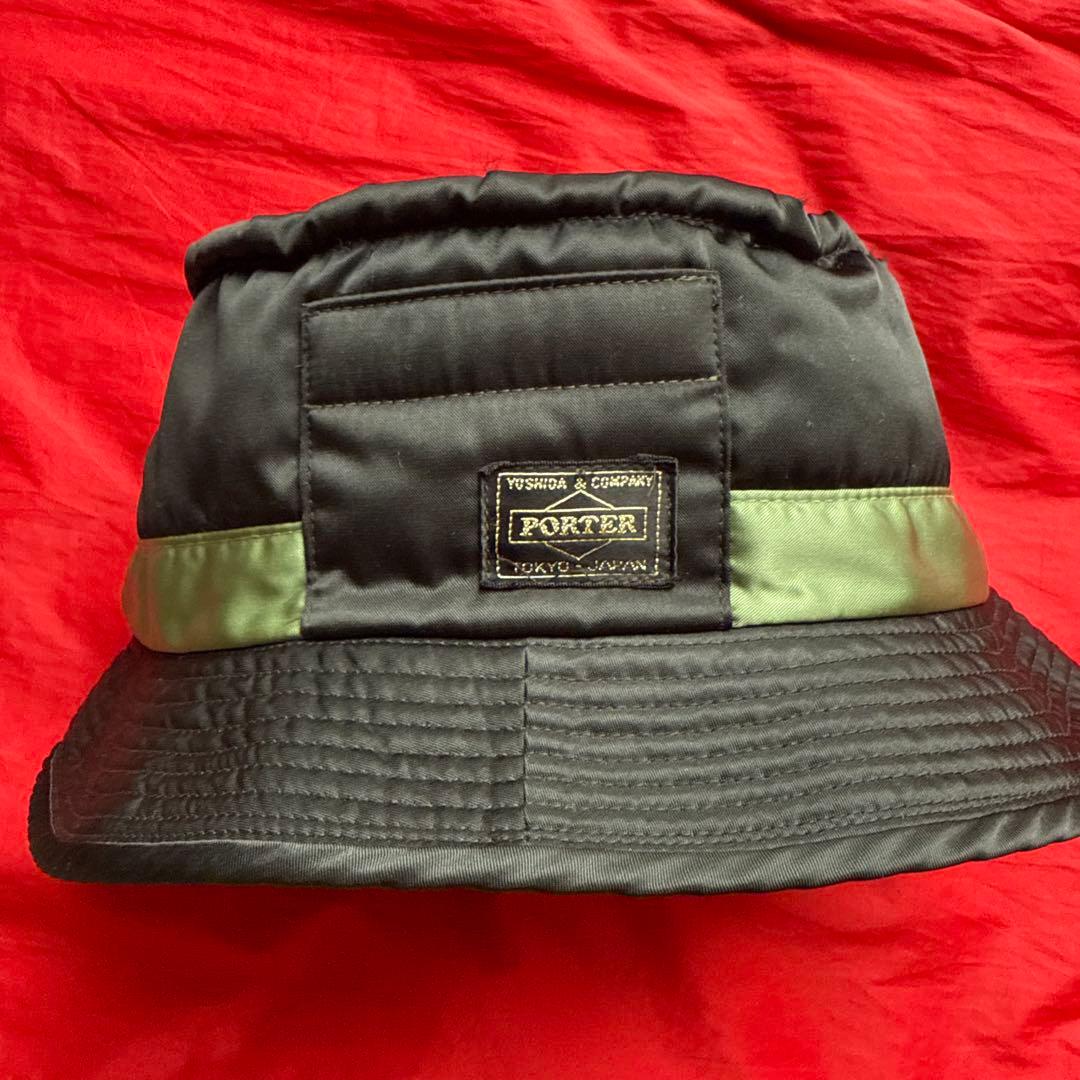 PORTER BEAMS別注 コラボ タンカー バケットハット ブラック 黒