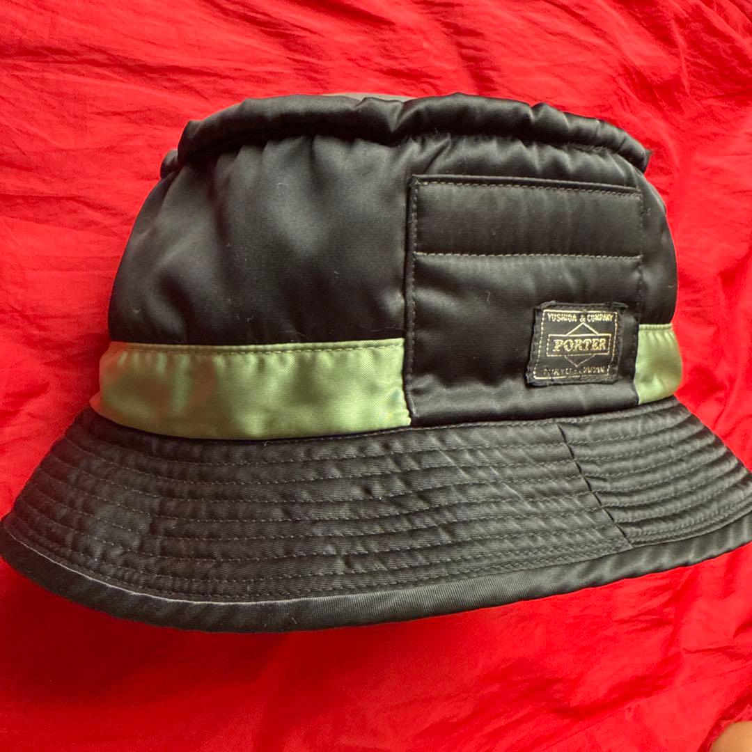 PORTER BEAMS別注 コラボ タンカー バケットハット ブラック 黒