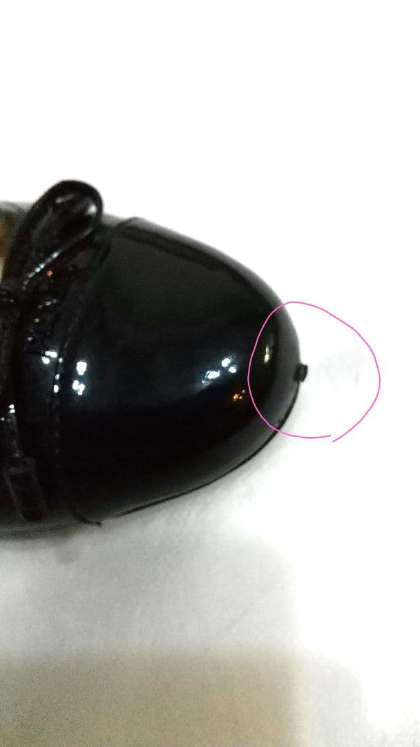 PRADA ブラック エナメル ヒール サイズ38