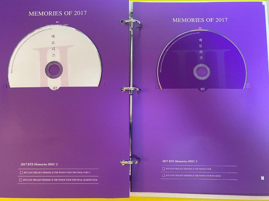 BTS ジン メモリーズ　MEMORIES 2017 DVD 韓国版ソクジン