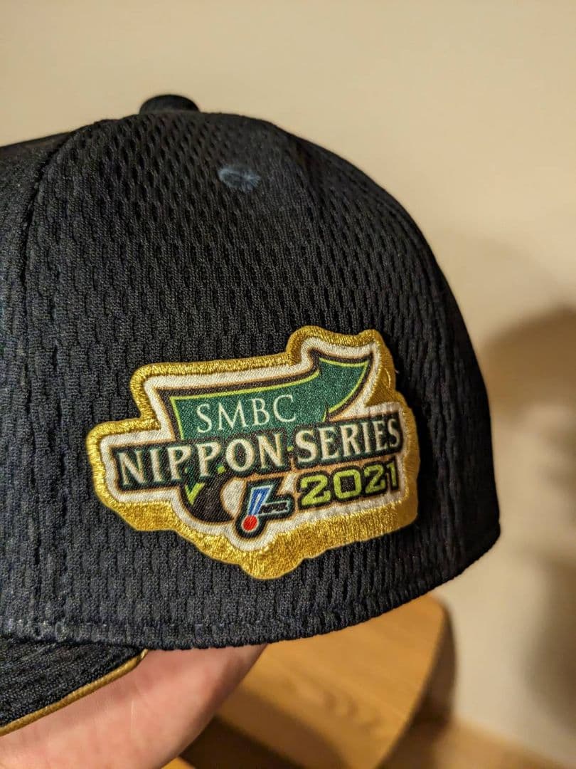 福田周平選手　オリックスバファローズ　本人着用　日本シリーズ　キャップ　帽子