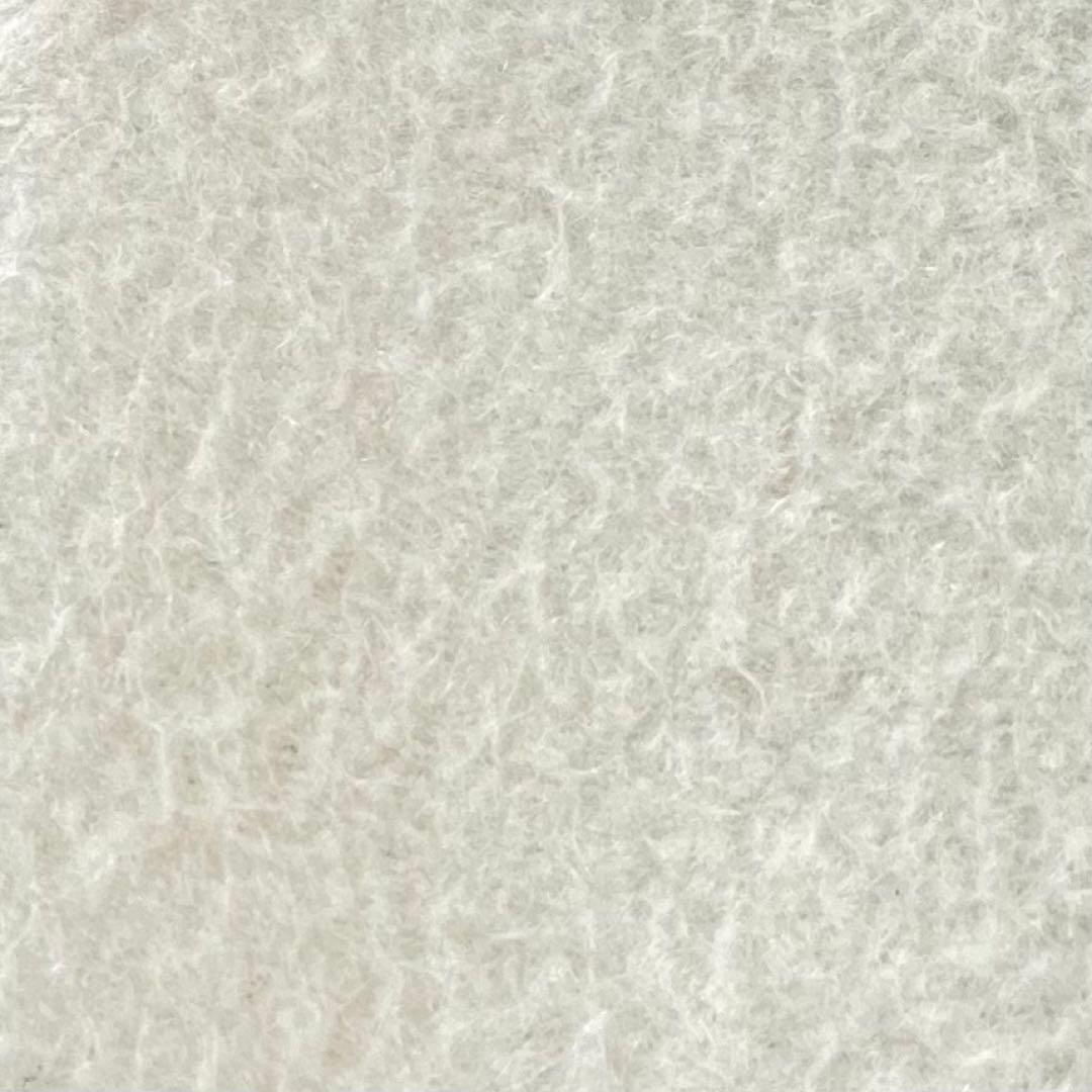 18AW ブルーレーベルクレストブリッジ モヘア混 バルキー ノーカラーコート