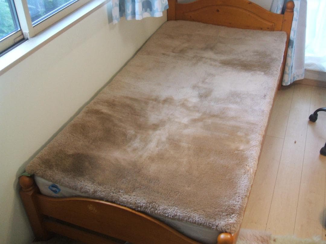 ダブル＊１点＊新品＊日本ムートン製＊３０ミリ＊オーストラリア・高級ムートンシーツ