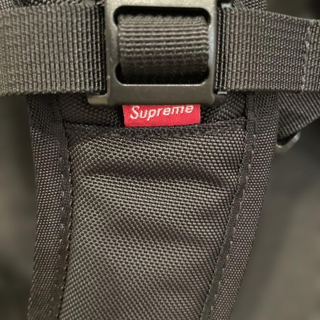 バッグ Supreme 18ss Tape Logo Back Pack Black