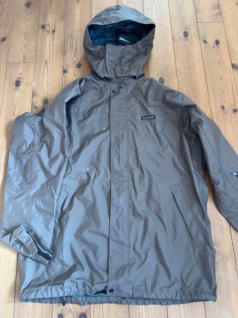 stussy ステューシー GORE-TEXスノボジャケット ブラウン Mサイズ