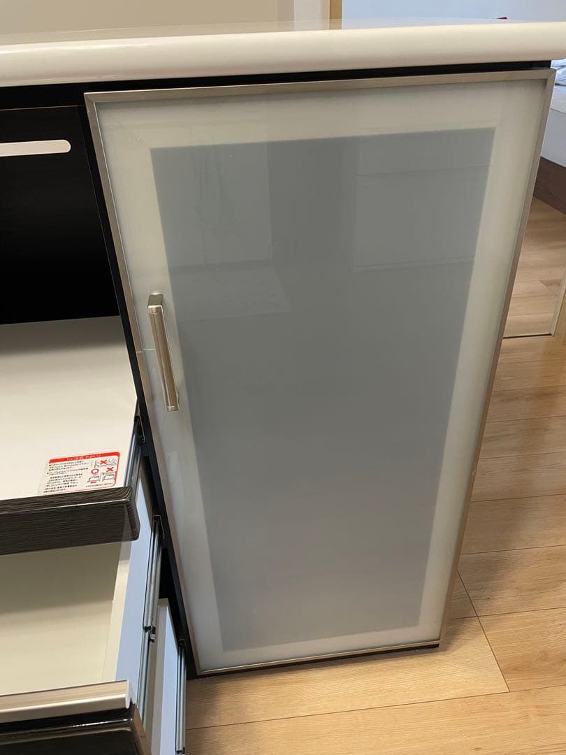 うみんちゅ【 ニトリ Ｎポスティア 90BK 食器棚 】