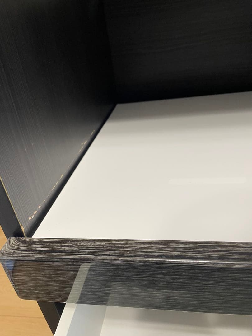 うみんちゅ【 ニトリ Ｎポスティア 90BK 食器棚 】