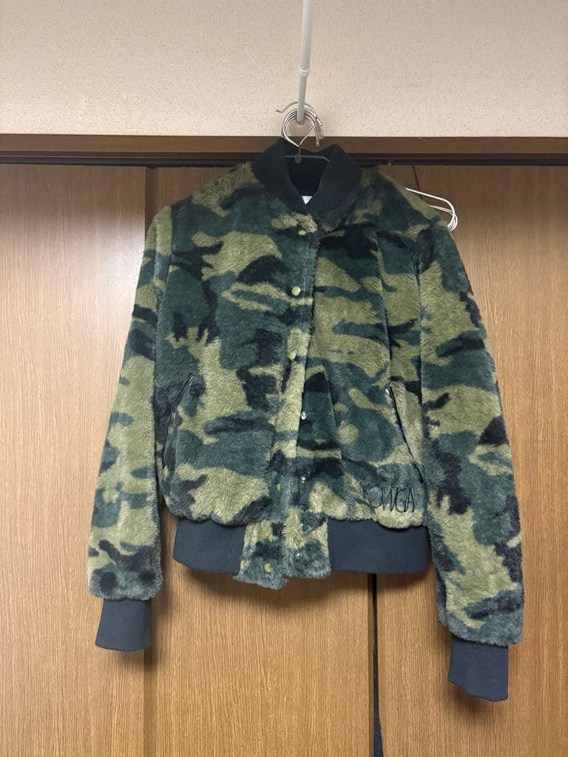 【にゃんころ大先生専用】KOWGA CAMO FUR STADIUMJACKET