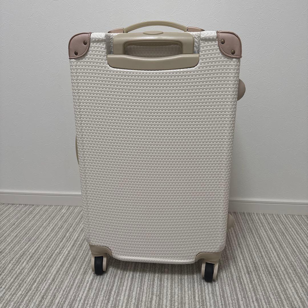 【美品】ジュエルナローズ　ラタンシェルトローリー　スーツケース