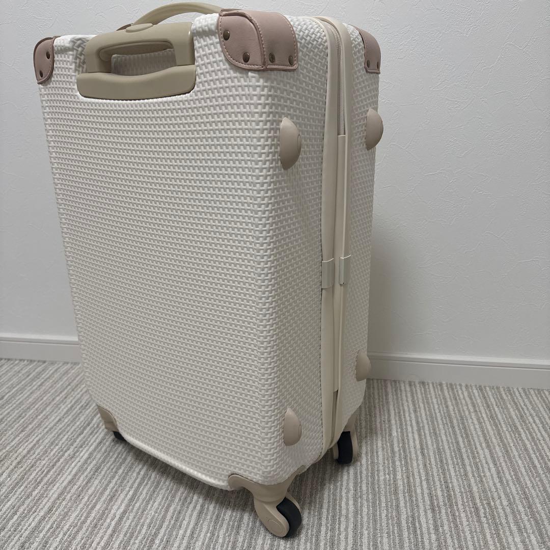 【美品】ジュエルナローズ　ラタンシェルトローリー　スーツケース