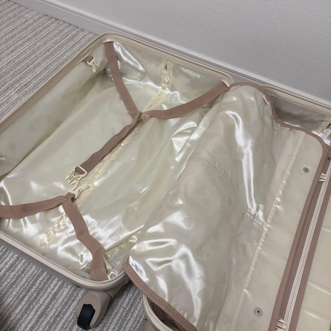 【美品】ジュエルナローズ　ラタンシェルトローリー　スーツケース