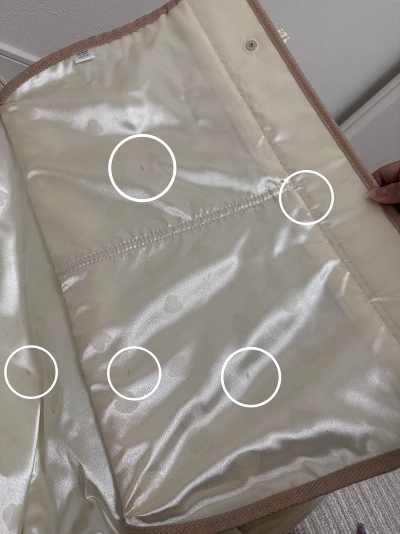 【美品】ジュエルナローズ　ラタンシェルトローリー　スーツケース