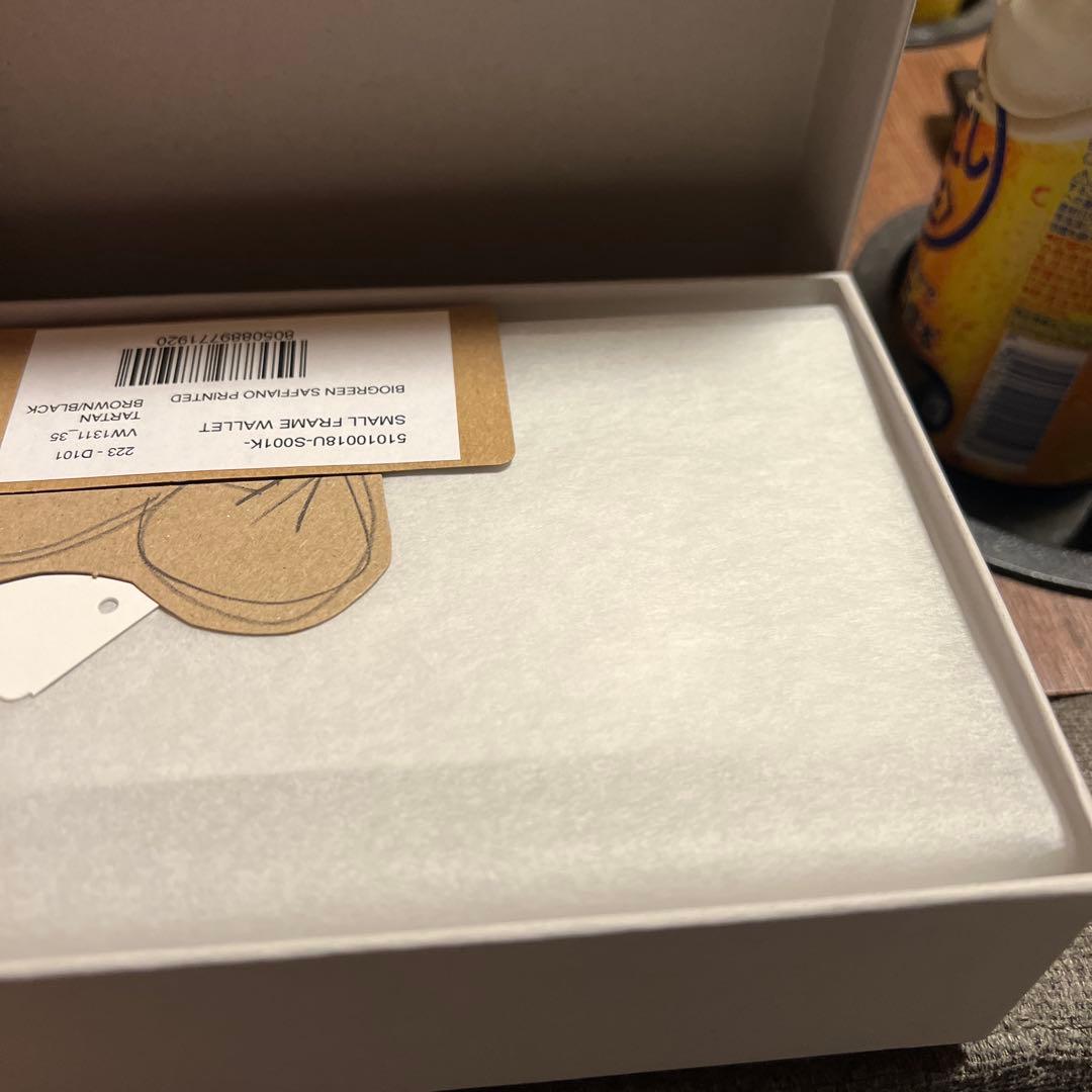 ヴィヴィアンウエストウッド] 三つ折り財布 DERBY SMALL FRAME…