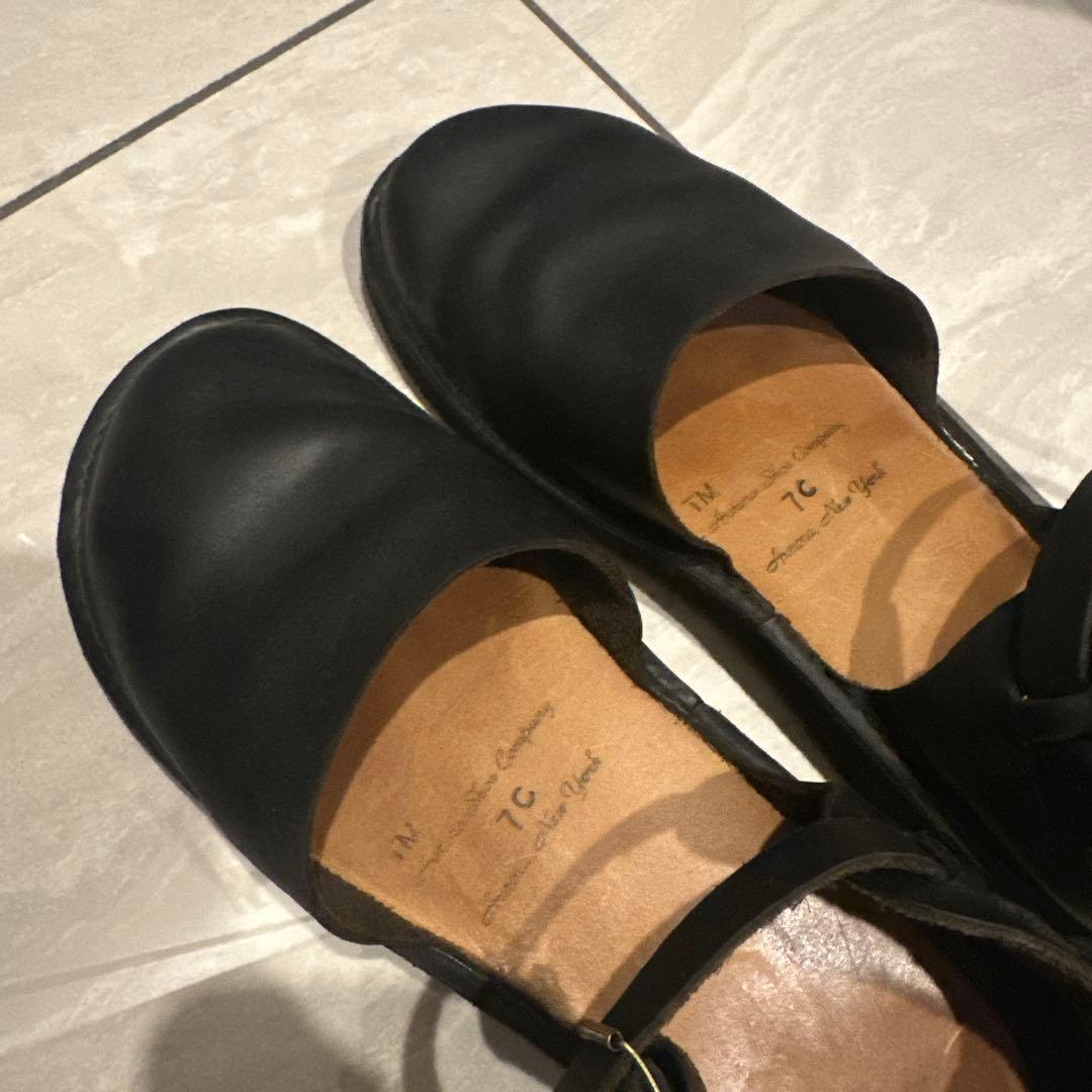 オーロラシューズ Mary Jane 7C ブラック