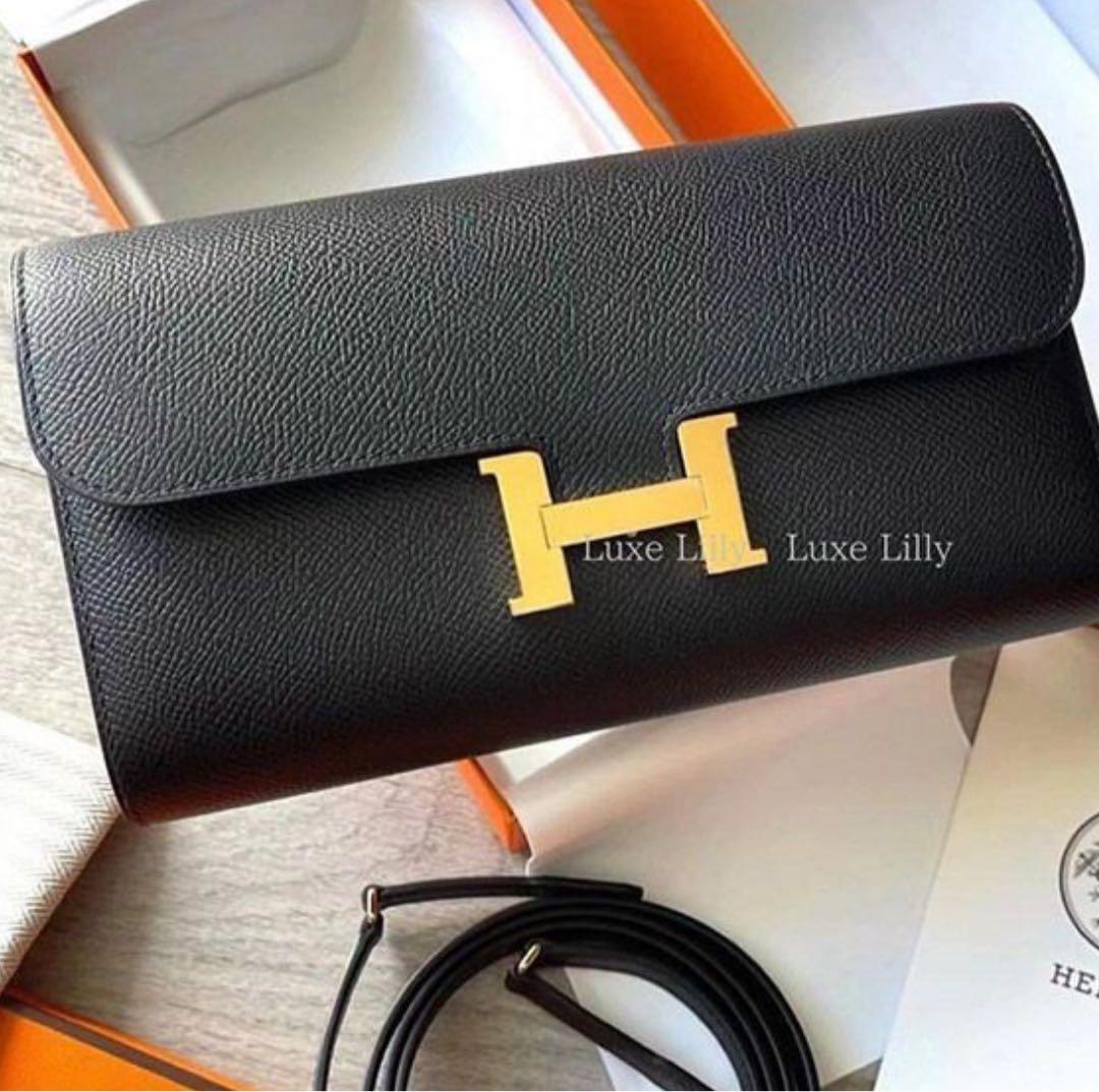 【新品未使用】Hロゴ ブラックショルダーバッグ