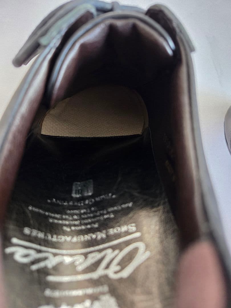 【美品】大塚製靴　レザースニーカー　ジェントル　24.5cm　ブラック