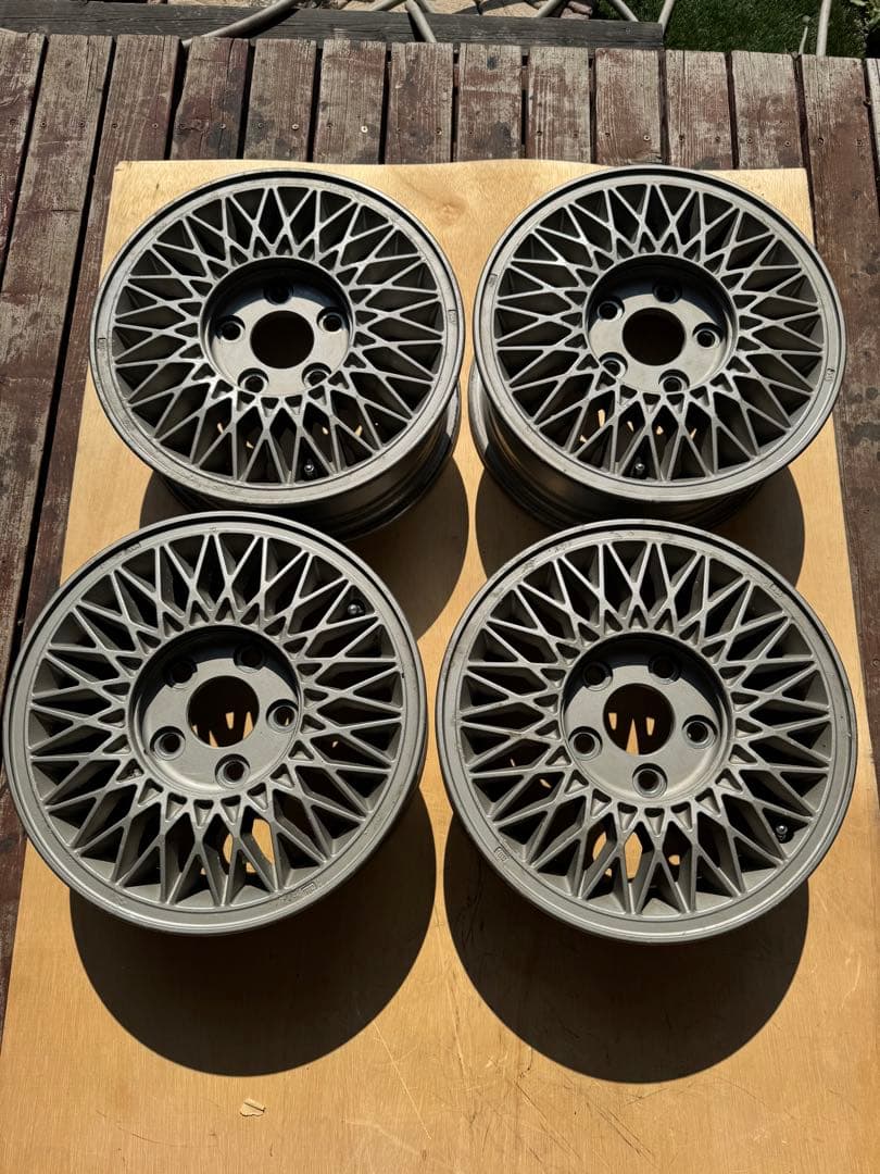 NISSAN 純正14インチ メッシュホイール 旧車