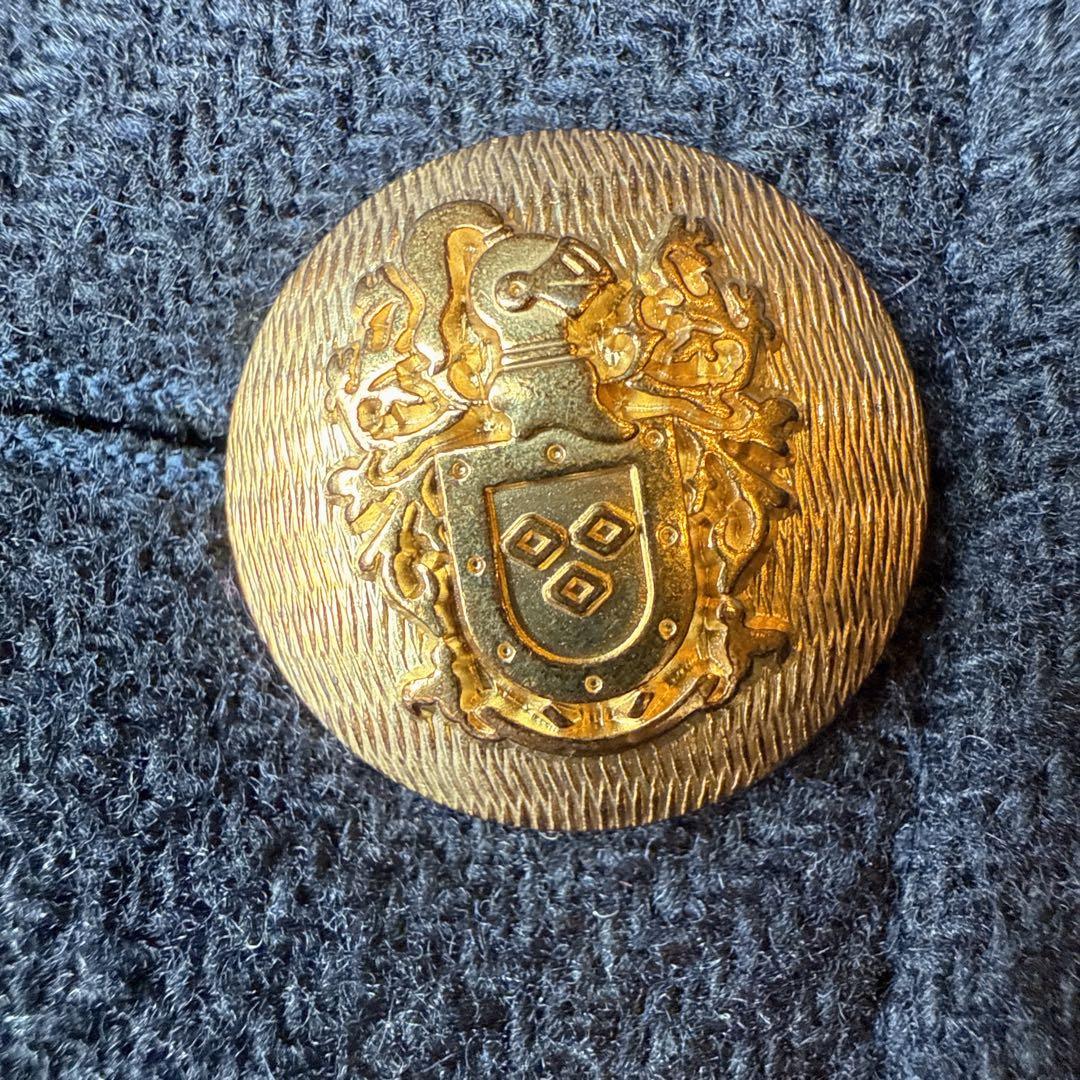 大きい ✨️美品 ZARA XL ナポレオンコート ネイビー ダブル 金ボタン