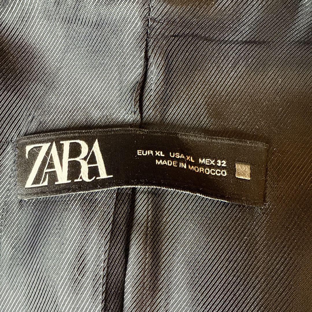 大きい ✨️美品 ZARA XL ナポレオンコート ネイビー ダブル 金ボタン