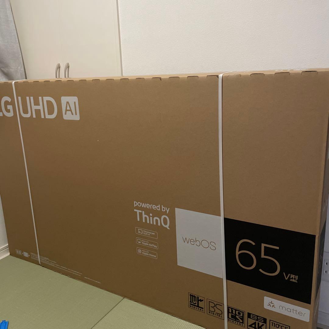 LG 65V型 液晶テレビ 4K 65UR801COJB