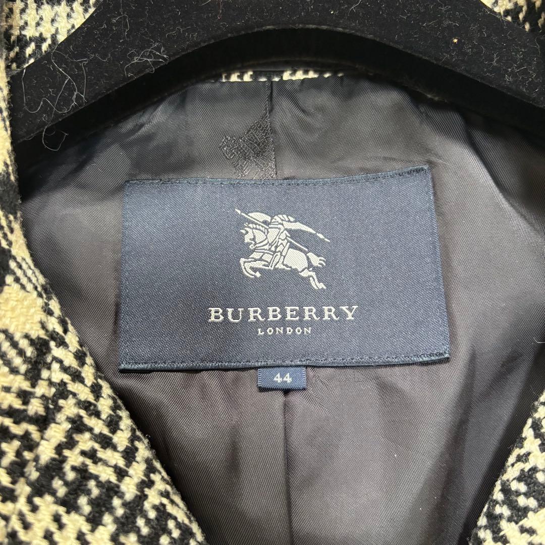 美品✨バーバリーロンドン スタンドカラー ロングコート ノバチェック 44