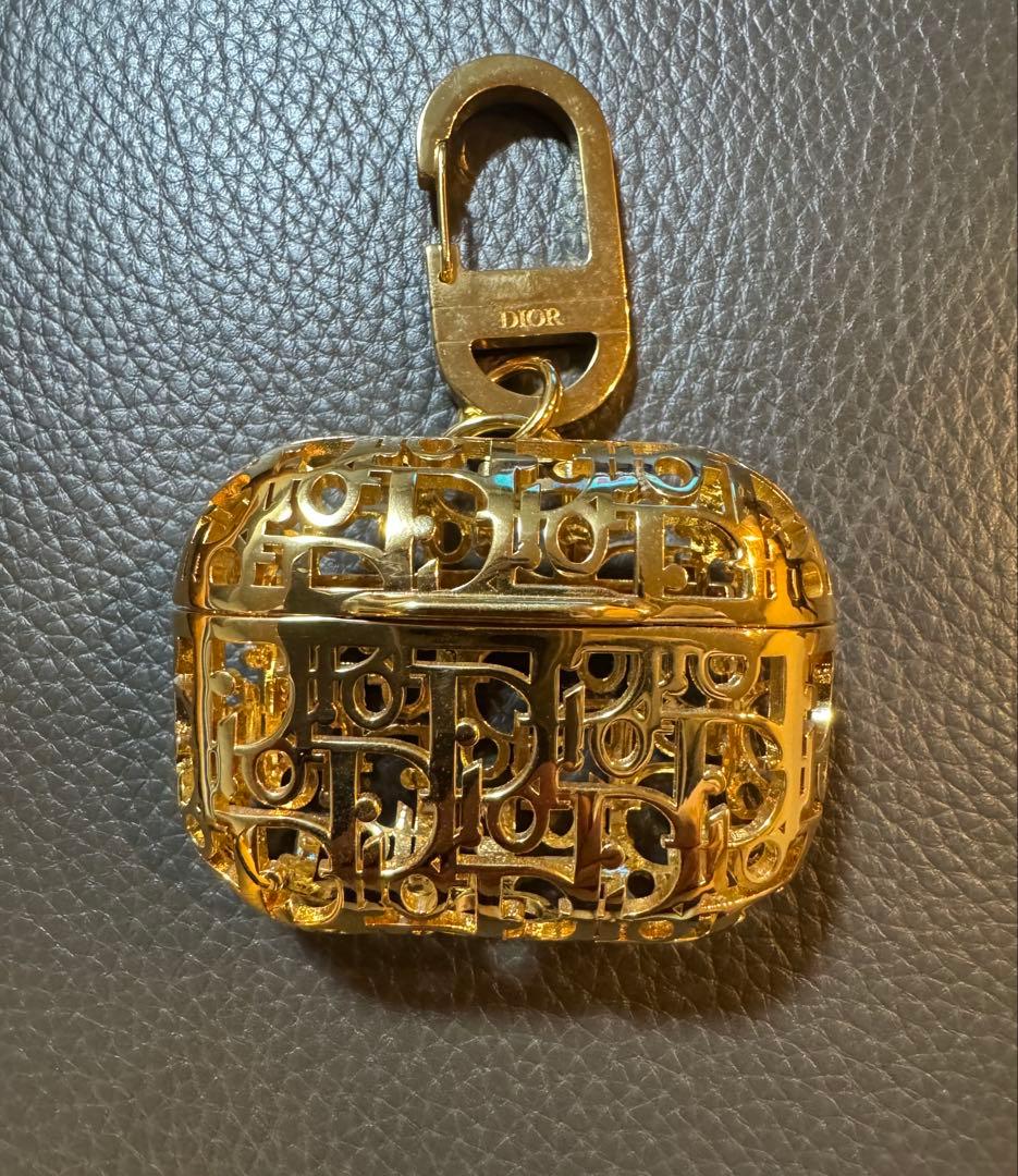 Dior オブリーク ゴールドAIrpodケース