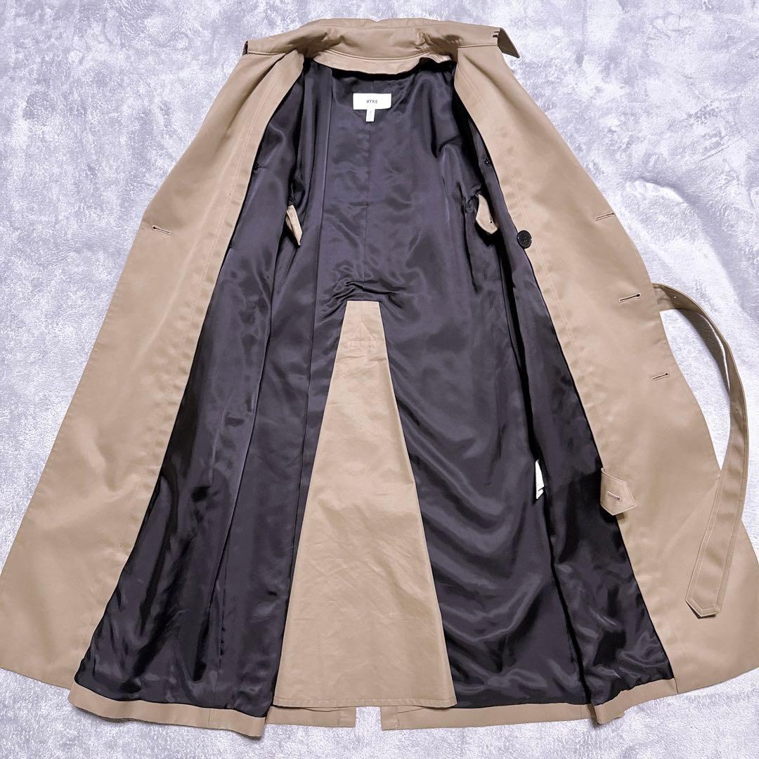 現行【未使用級】HYKE トレンチコート レギュラー ライナー M レディース