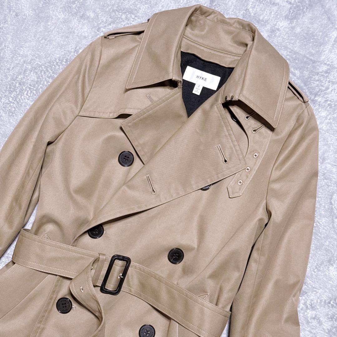 現行【未使用級】HYKE トレンチコート レギュラー ライナー M レディース