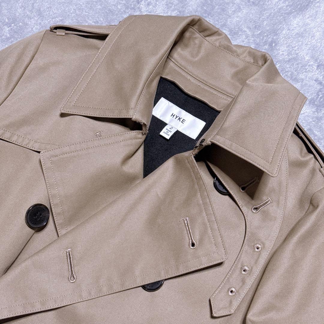 現行【未使用級】HYKE トレンチコート レギュラー ライナー M レディース