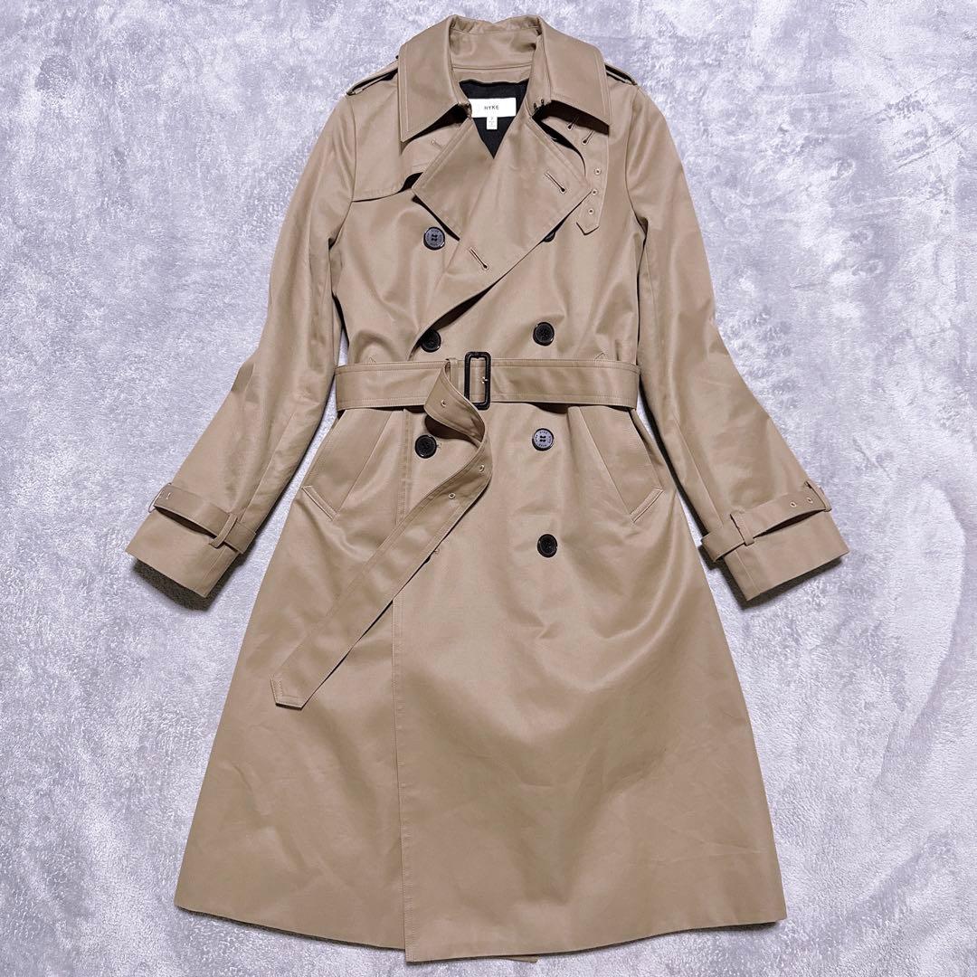 現行【未使用級】HYKE トレンチコート レギュラー ライナー M レディース